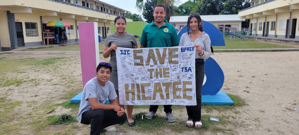 Group photo of IJC Hicatee volunteer team